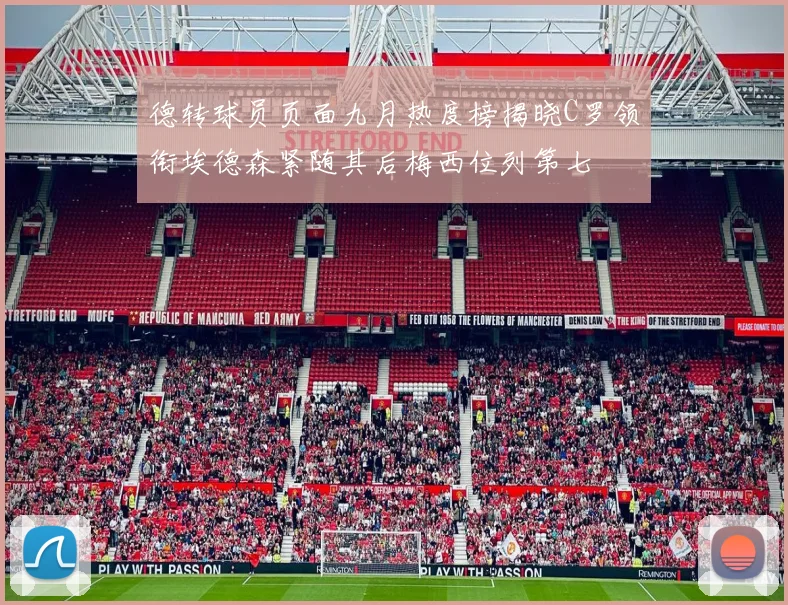德转球员页面九月热度榜揭晓C罗领衔埃德森紧随其后梅西位列第七
